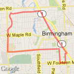 7 mile loop route map