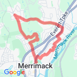 6 mile Merrimack / kids cove route map