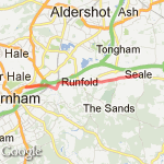 Seale Tea rooms route map