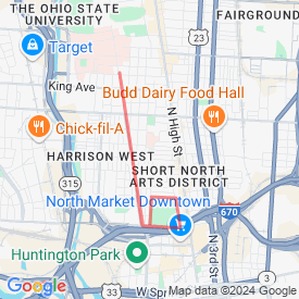 Run My Route - Running Map 8th and around Goodale Park