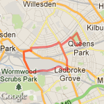 Canal-Sburys-QParkx1 route map