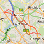 Cycle Route on 8 Aug evening  route map