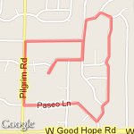 Local Clockwise Big Loop route map