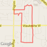 Oakwood 3.17 Miles route map