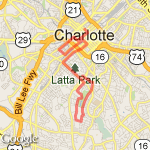 17 Miler Charlotte route map
