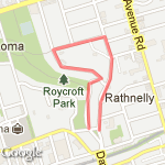 Running Room Hill Circuit route map