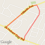 Matt's Route route map