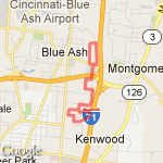 Donjoy/Indian Hill route map