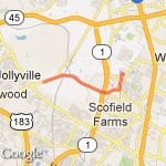 YMCA and Back route map