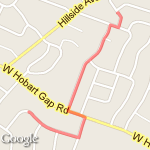 Matt #2 Run route map