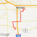 Tremont 20-Miler route map