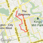 6K from Home route map