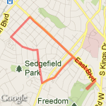 Dilworth Route route map