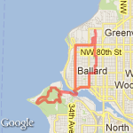 Discovery Park Loop route map