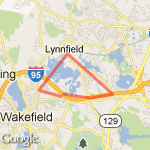 Lynnfield  route map
