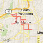 Scavenger Hunt route map