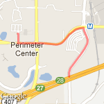 Perimeter run route map