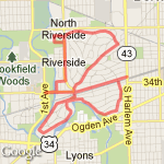 Riverside 8 route map