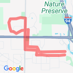 surrey lane loop route map