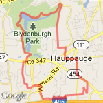 blydenburg entrence 2 thorugh the back route map