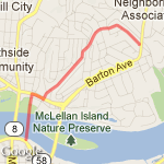 Tremont, Bridge and Back route map