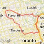 Home 21K Loop route map