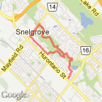 Heart Lake route map