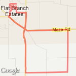 Knees No More route map