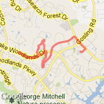 Villa to Shadowbend Park route map