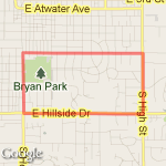 Across on Maxwell route map