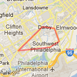 sw philly run route map