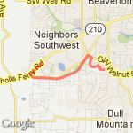 4 Mile Out and Back route map