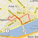 to MIT and back route map