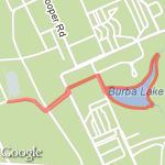 2 Lap Burba Lake route map