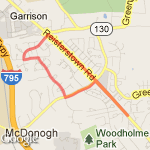 Home End of Sidewalk route map