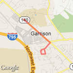 Home Depot and Back route map