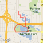 Lake Cornelia route map
