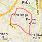 5 mile hills route map