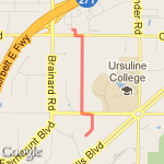 Home-Windy Hill route map