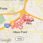 10 Mile Bird's Nest route map