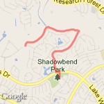 Trails from Shadowbend route map