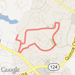 Long run 1 route map