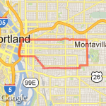 SEA - Tabor - Downtown route map