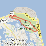 State Park Loop Run route map