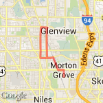 Waukegan traffic route map