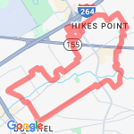 9 Mile Loop around Breckinridge area route map