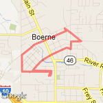 St. Peter's 5k route map