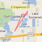 Home to Peterson route map