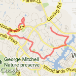 6miler to Shadowbend route map