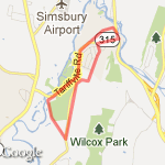 4 3/4 miles around metrum route map